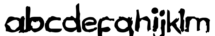 Draconian MicroLiner Font LOWERCASE