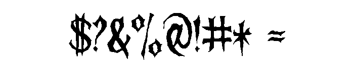 DraculitoS_ Font OTHER CHARS