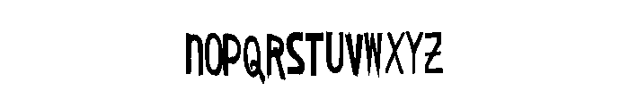 DraftHouse Font LOWERCASE