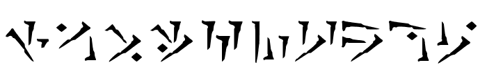 Dragon Alphabet [Thuum] Font OTHER CHARS
