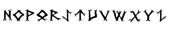 Dragon Order Font LOWERCASE