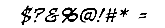 Dragonbones BB Italic Font OTHER CHARS
