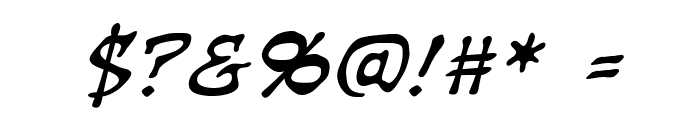 DragonbonesBB-Italic Font OTHER CHARS