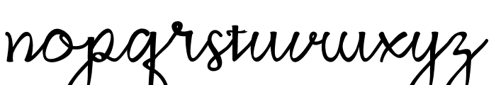 Dragonfly Script Font LOWERCASE