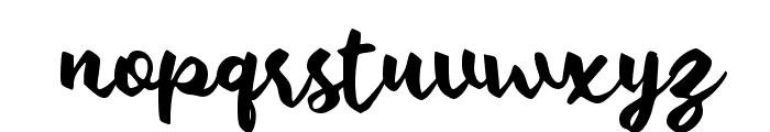 Drastis Script Font LOWERCASE
