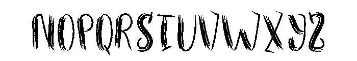 DrawSketchDemo Font LOWERCASE