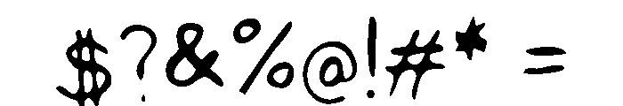 Drawgio Sans Font OTHER CHARS