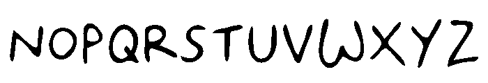Drawgio Sans Font UPPERCASE