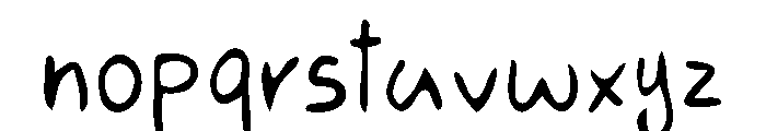 Drawgio Sans Font LOWERCASE