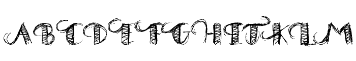 Drawing Practice Font UPPERCASE
