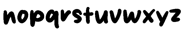 Drawing Set Font LOWERCASE