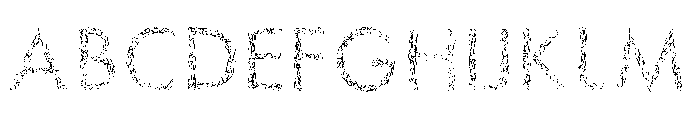 Drawman Font UPPERCASE