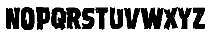 Dread Ringer Staggered Font LOWERCASE