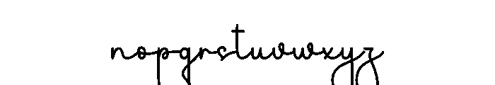 Dream Easter Font LOWERCASE