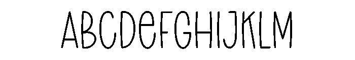 Dream Home Font UPPERCASE