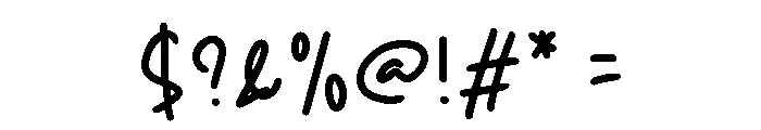 Dream Notes Demo Font OTHER CHARS