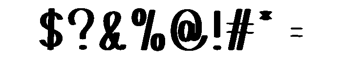 Dream Shop Font OTHER CHARS