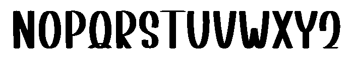 Dream Shop Font LOWERCASE