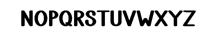 Dream Sunday Font LOWERCASE