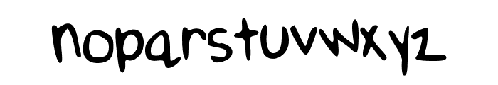 DreamOnAStar Font LOWERCASE