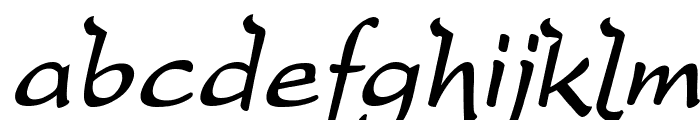 DreamerOne Bold Italic Font LOWERCASE