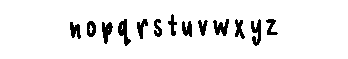 Dreamers Regular Font LOWERCASE