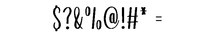 Dreaming Embroidery Font OTHER CHARS