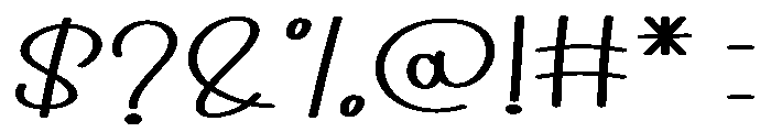 Dreams1 Font OTHER CHARS