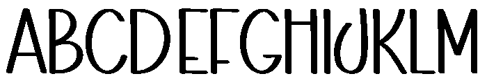 Dreams1 Font UPPERCASE