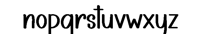 Dreams1 Font LOWERCASE