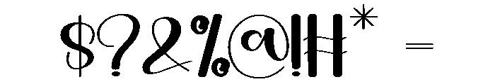 Dreamy1 Font OTHER CHARS