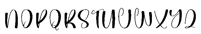 Dreamy1 Font UPPERCASE