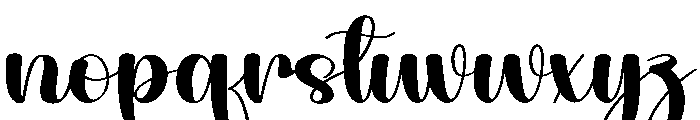 Dreamy1 Font LOWERCASE