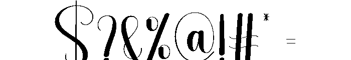 Dried Leaves Font OTHER CHARS