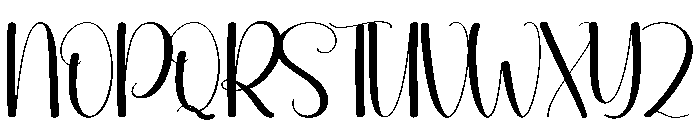 Dried Leaves Font UPPERCASE
