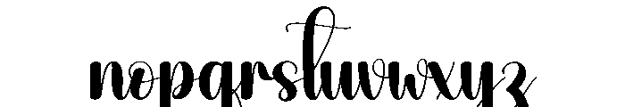 Dried Leaves Font LOWERCASE