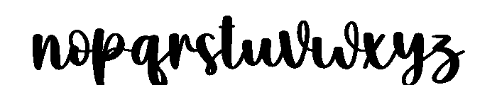 Drink1 Font LOWERCASE