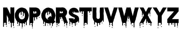 Dripped Ink Demo Font UPPERCASE