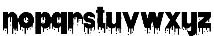 Dripped Ink Demo Font LOWERCASE