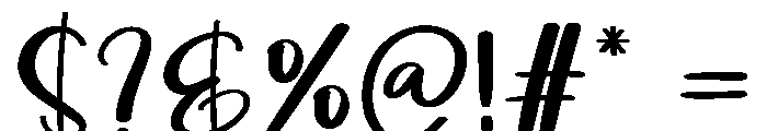 Dripping Font OTHER CHARS