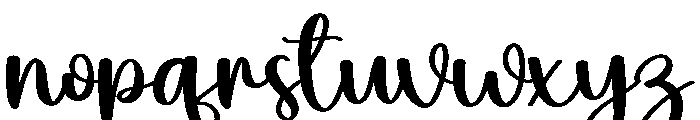 Dripping Font LOWERCASE