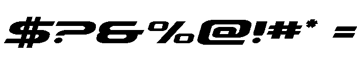 Drius Expanded Font OTHER CHARS