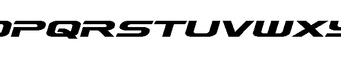 Drius Expanded Font LOWERCASE