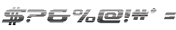 Drius Gradient Font OTHER CHARS