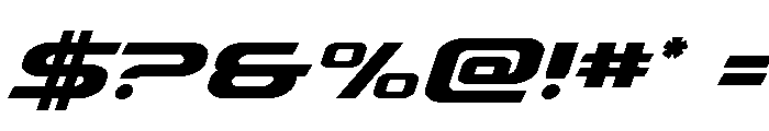 Drius Italic Font OTHER CHARS