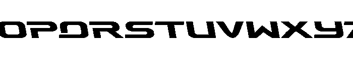 Drius Leftalic Font UPPERCASE