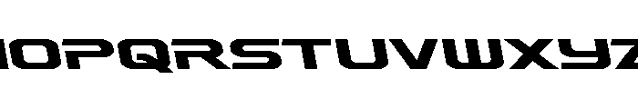 Drius Leftalic Font LOWERCASE