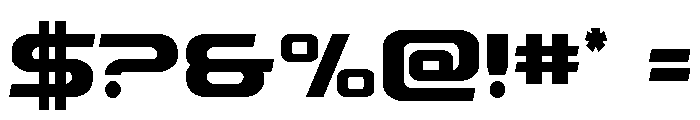 Drius Straight Condensed Font OTHER CHARS