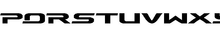 Drius Straight Expanded Font UPPERCASE