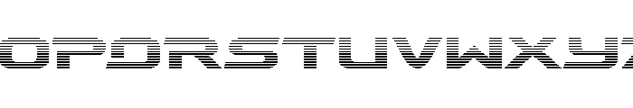 Drius Straight Gradient Font UPPERCASE